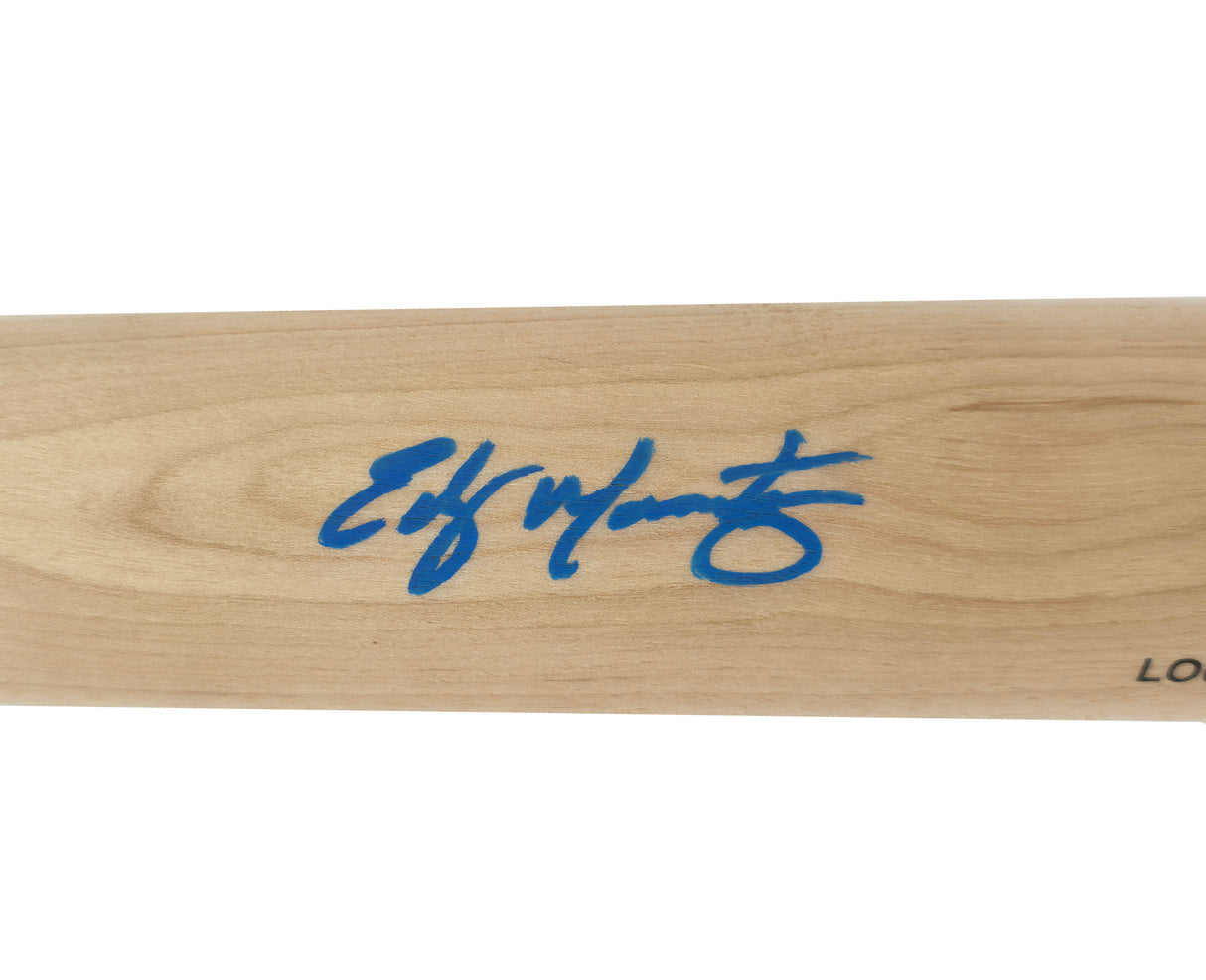 Edgar Martinez Autographed Blonde Louisville Slugger Pro Stock Baseball Bat Seattle Mariners Beckett BAS Witness Stock #252589
