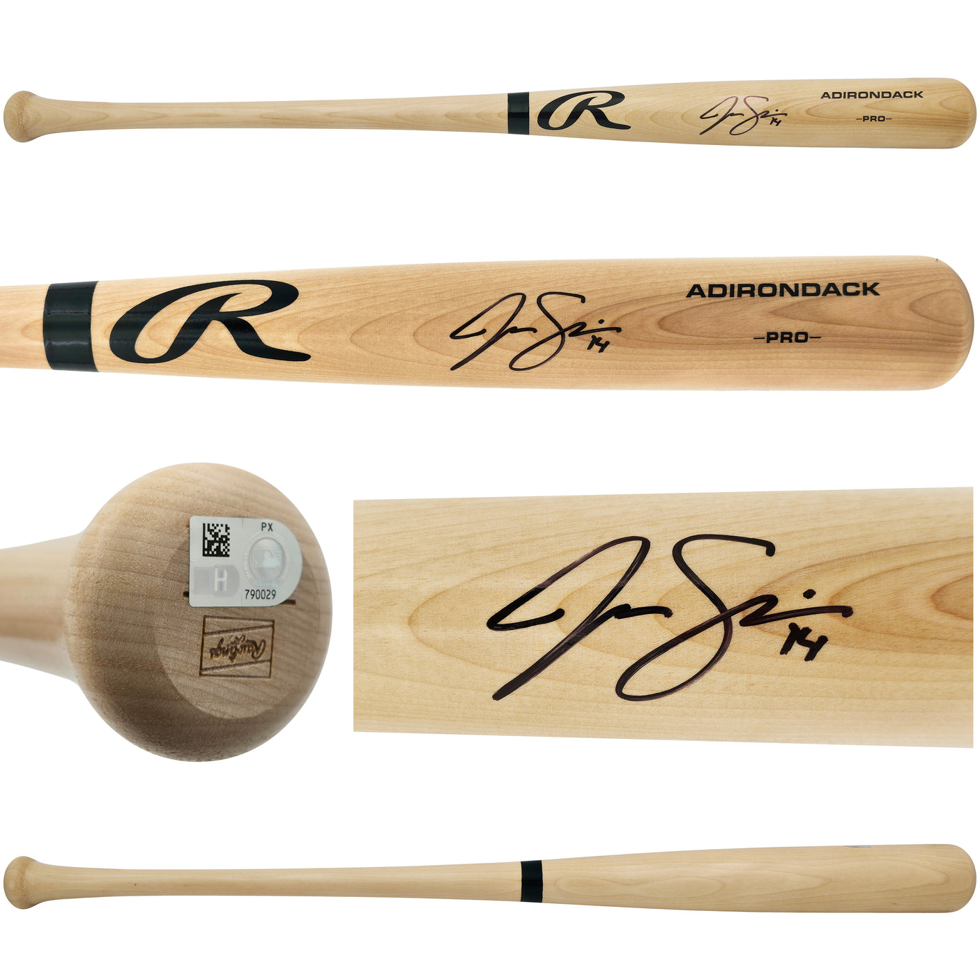 Jac Caglianone Autographed Blonde Rawlings Adirondack Pro Baseball Bat Kansas City Royals Fanatics & MLB Holo Stock #252774