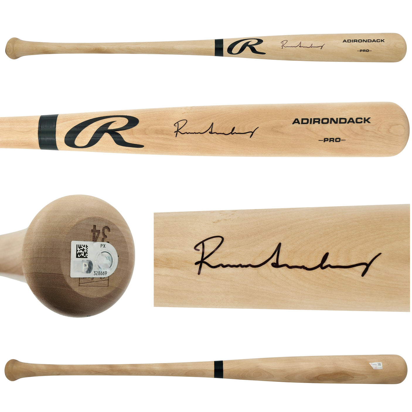 Roman Anthony Autographed Blonde Rawlings Adirondack Pro Baseball Bat Boston Red Sox Fanatics & MLB Holo Stock #252780