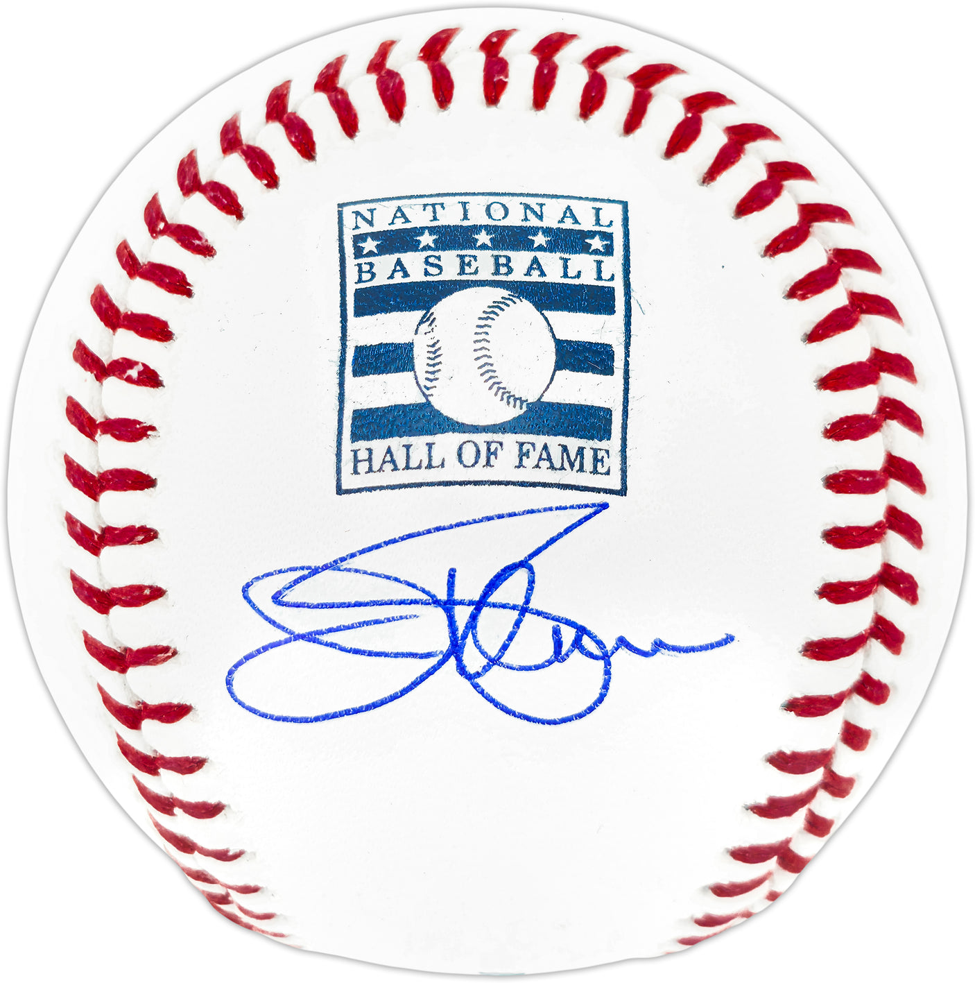 Jim Palmer Autographed Official Hall of Fame HOF Logo Baseball Baltimore Orioles Beckett BAS Witness Stock #252454