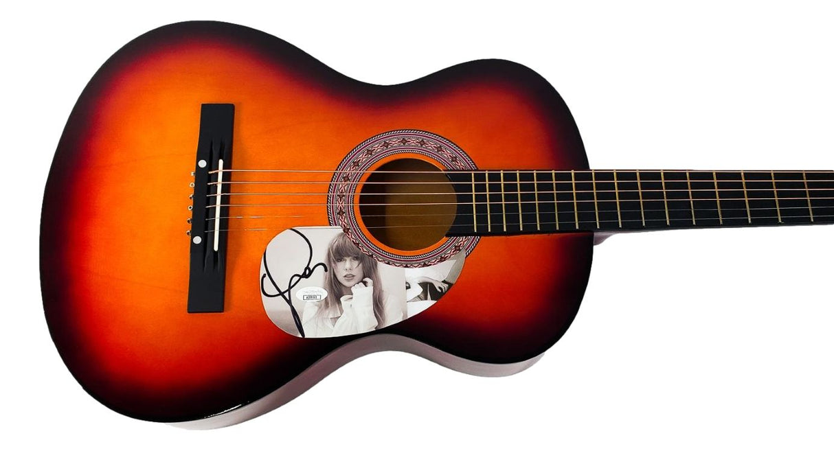 Taylor Swift Signed 38" Sunburst Acoustic Guitar JSA Hologram