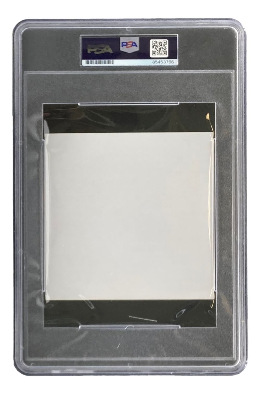 A Taylor Swift Signed Tortured Poets Department CD insert, authenticated by Sports Integrity, is shown in a PSA-graded holder with the PSA label featuring a QR code and serial number at the top.