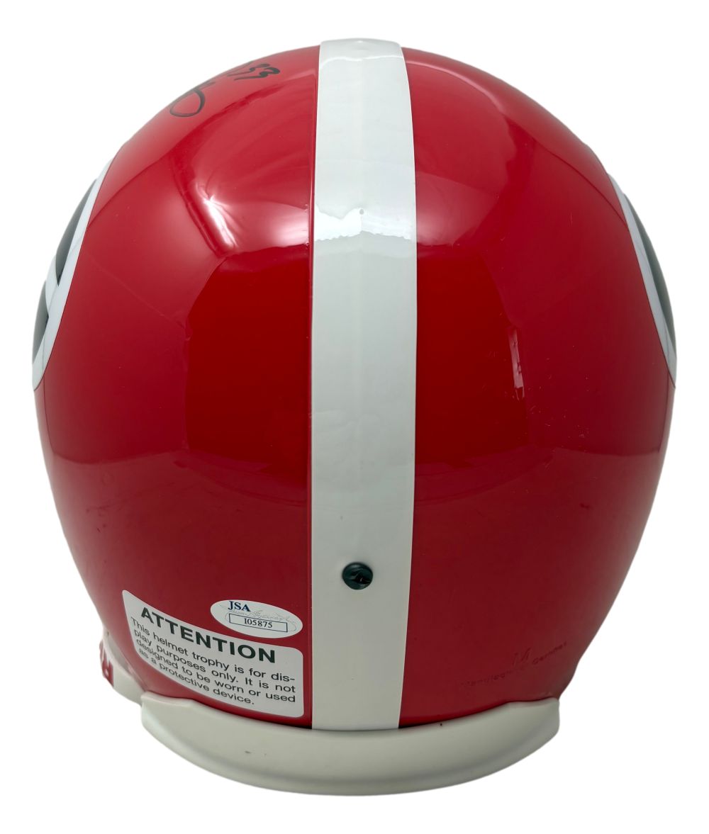 Terrell Davis Signed Georgia Bulldogs Full Size Replica Helmet JSA Hologram