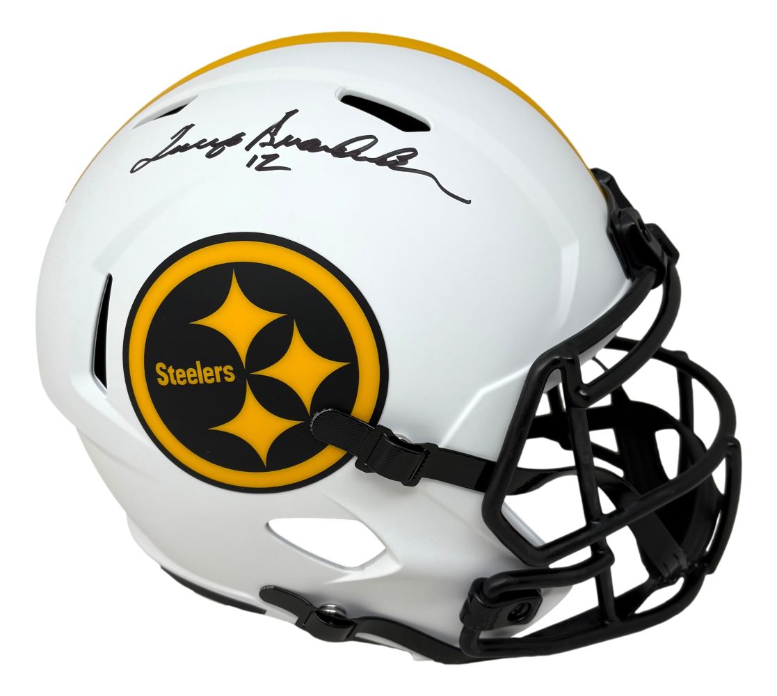 Terry Bradshaw Signed Steelers Full Size Speed Replica Lunar Eclipse Helmet BAS