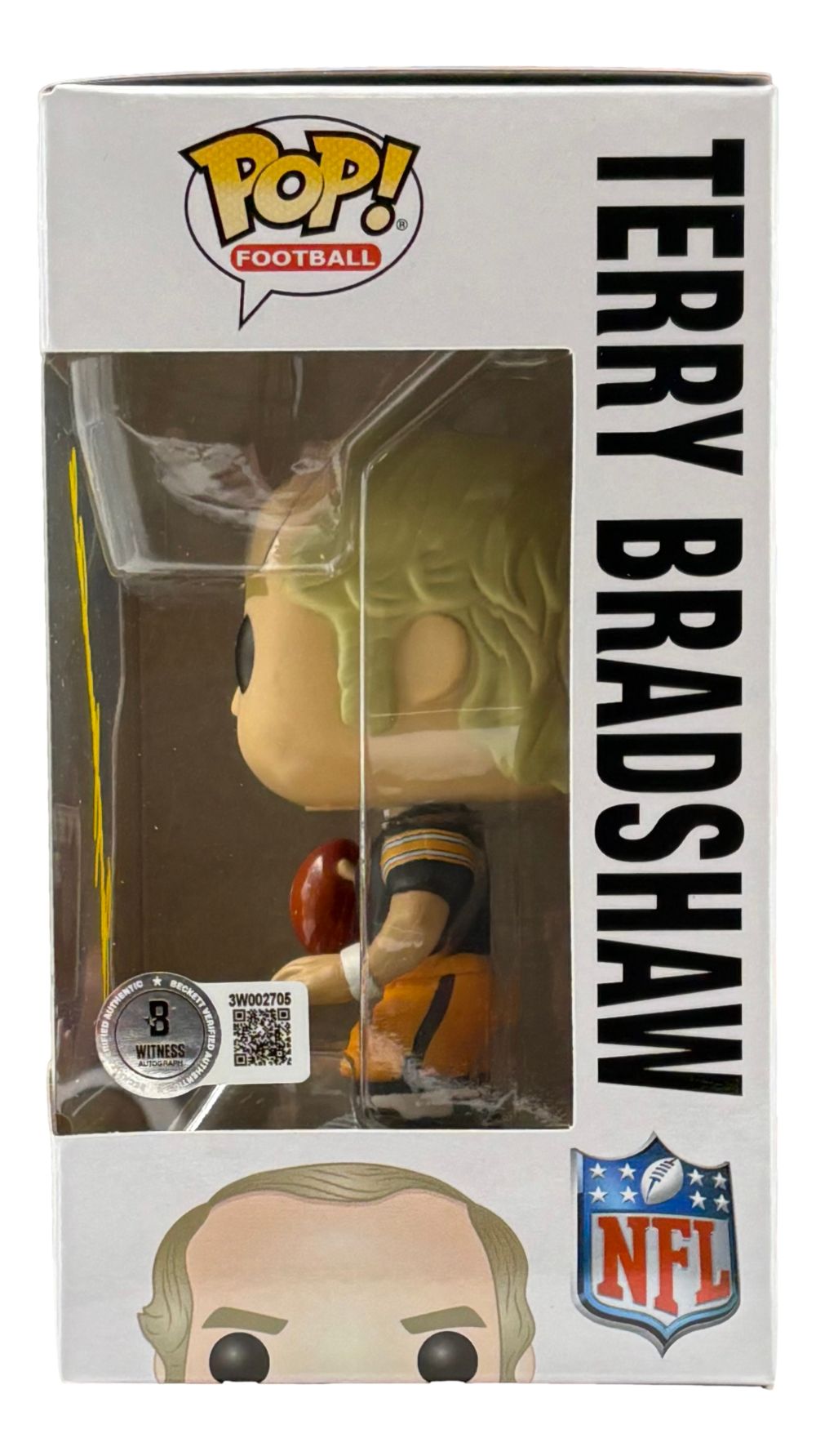 Terry Bradshaw Signed Pittsburgh Steelers Funko Pop #85 BAS