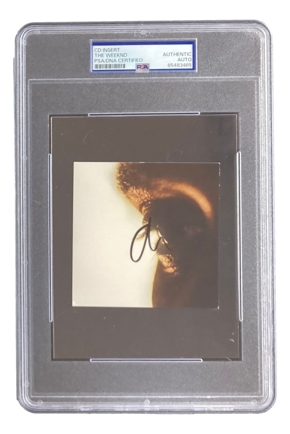 The Weeknd Signed Slabbed Hurry Up Tomorrow CD Insert PSA