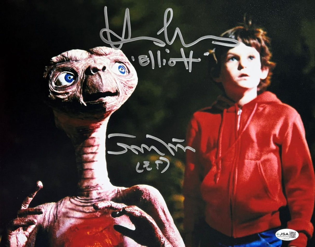 Henry Thomas Matthew De Merritt Signed 11x14 ET Photo JSA