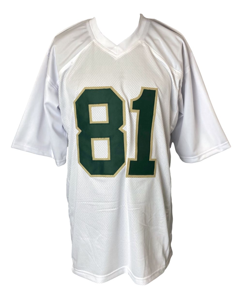 Tim Brown Notre Dame Signed White Football Jersey Heisman 87 BAS