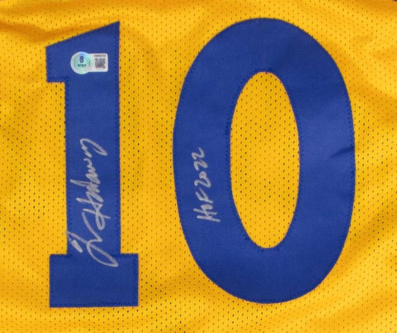 Tim Hardaway Golden State Signed Yellow Basketball Jersey HOF 2022 BAS