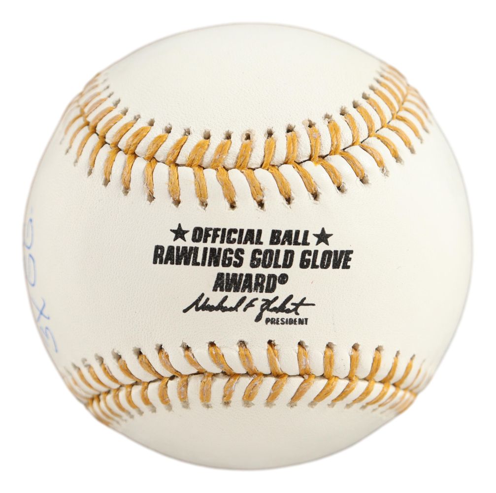 Tom Pagnozzi St. Louis Cardinals Signed Official Gold Glove Baseball 3x GG JSA