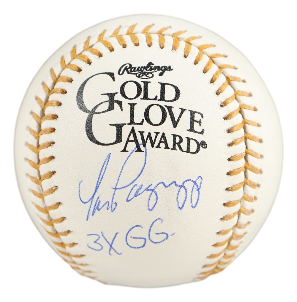 Tom Pagnozzi St. Louis Cardinals Signed Official Gold Glove Baseball 3x GG JSA