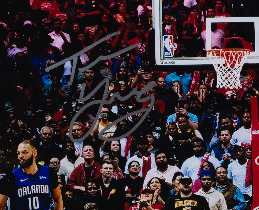 Trae Young Signed Framed Atlanta Hawks 16x20 Basketball 3 Ball Photo LE Panini - Sports Integrity