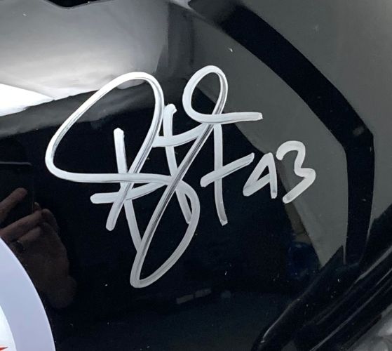 Troy Polamalu Signed Pittsburgh Steelers FS Speed Replica Helmet BAS w/ Case