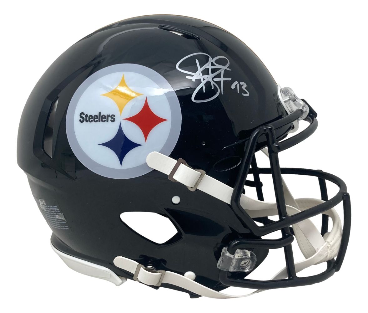 Troy Polamalu Signed Pittsburgh Steelers Full Size Speed Authentic Helmet BAS
