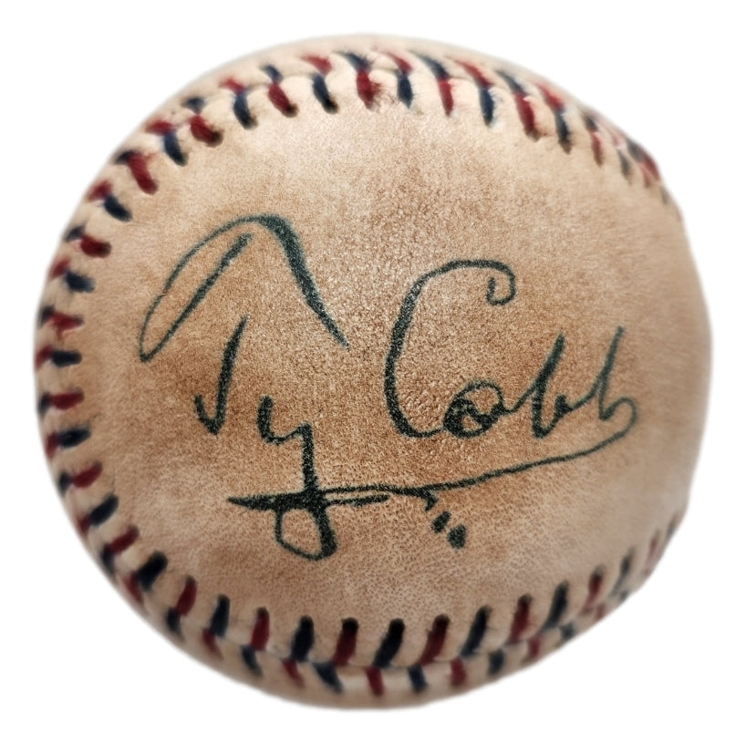Ty Cobb Detroit Tigers Replica Baseball w/ Circa 1910s Facsimile Autograph