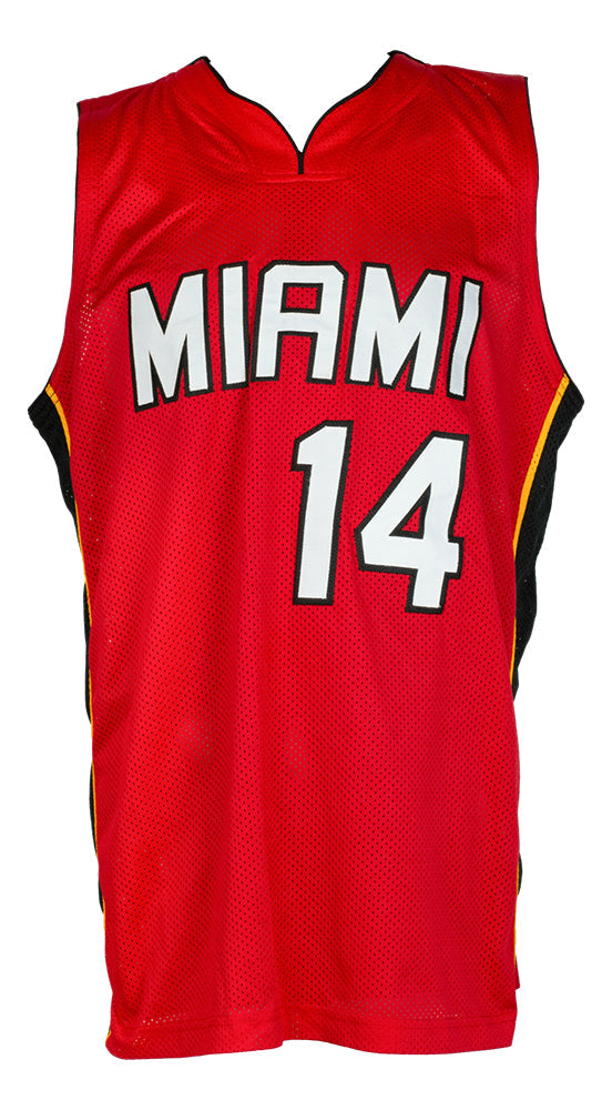 Tyler Herro Miami Signed Red Basketball Jersey JSA