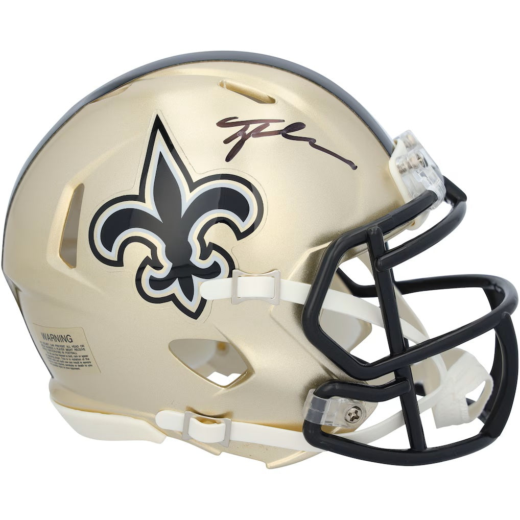 Tyler Shough Signed New Orleans Saints Mini Speed Helmet Fanatics