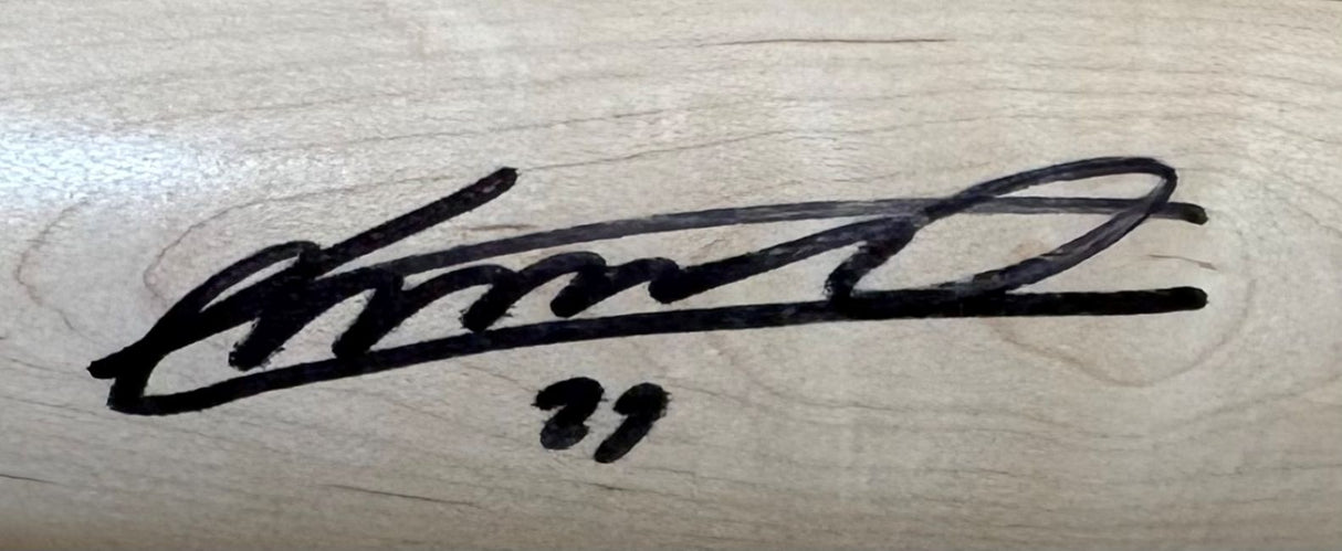 Vladimir Guerrero Jr Toronto Blue Jays Signed Louisville Slugger VG27 Bat BAS