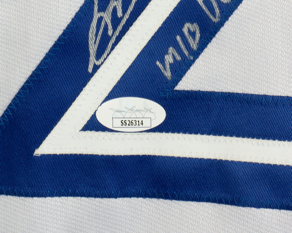 Vladimir Guerrero Jr. Signed White Custom Baseball Jersey Insc JSA ITP