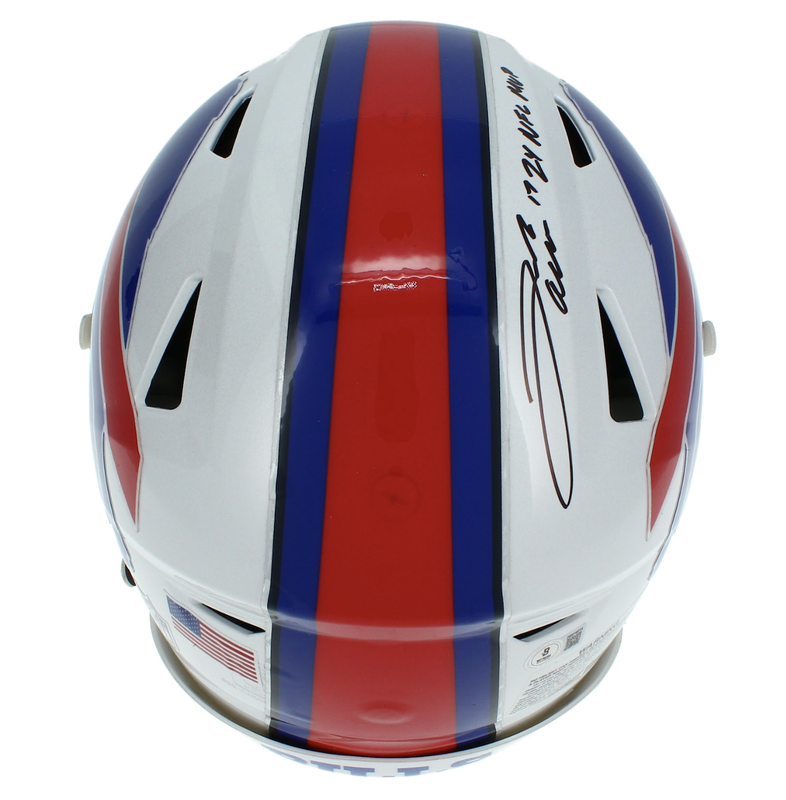 Josh Allen Autographed/Inscribed "24 NFL MVP" Buffalo Bills Speedflex Authentic Helmet Beckett Witnessed