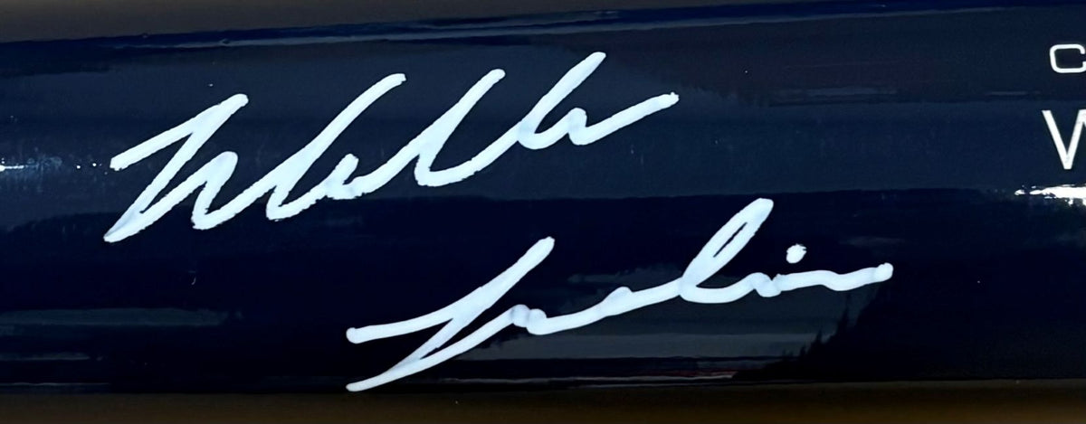 Walker Jenkins Minnesota Twins Signed Blue Victus Player Model Bat BAS