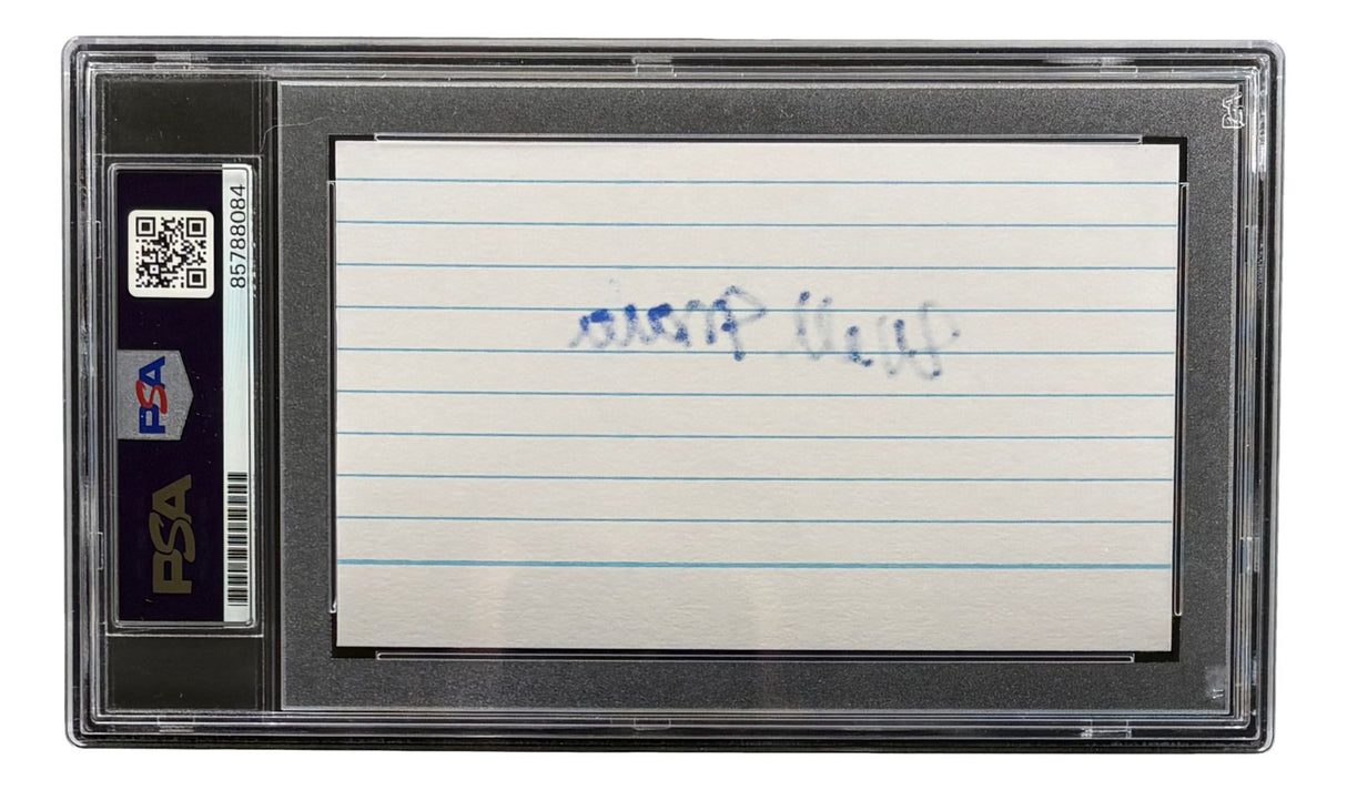 Wellington Mara New York Giants Signed Index Card PSA/DNA