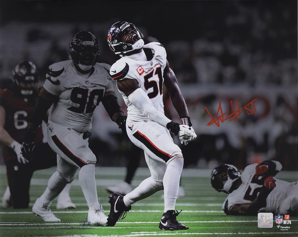 Will Anderson Jr Signed 16x20 Houston Texans Spotlight Photo Fanatics