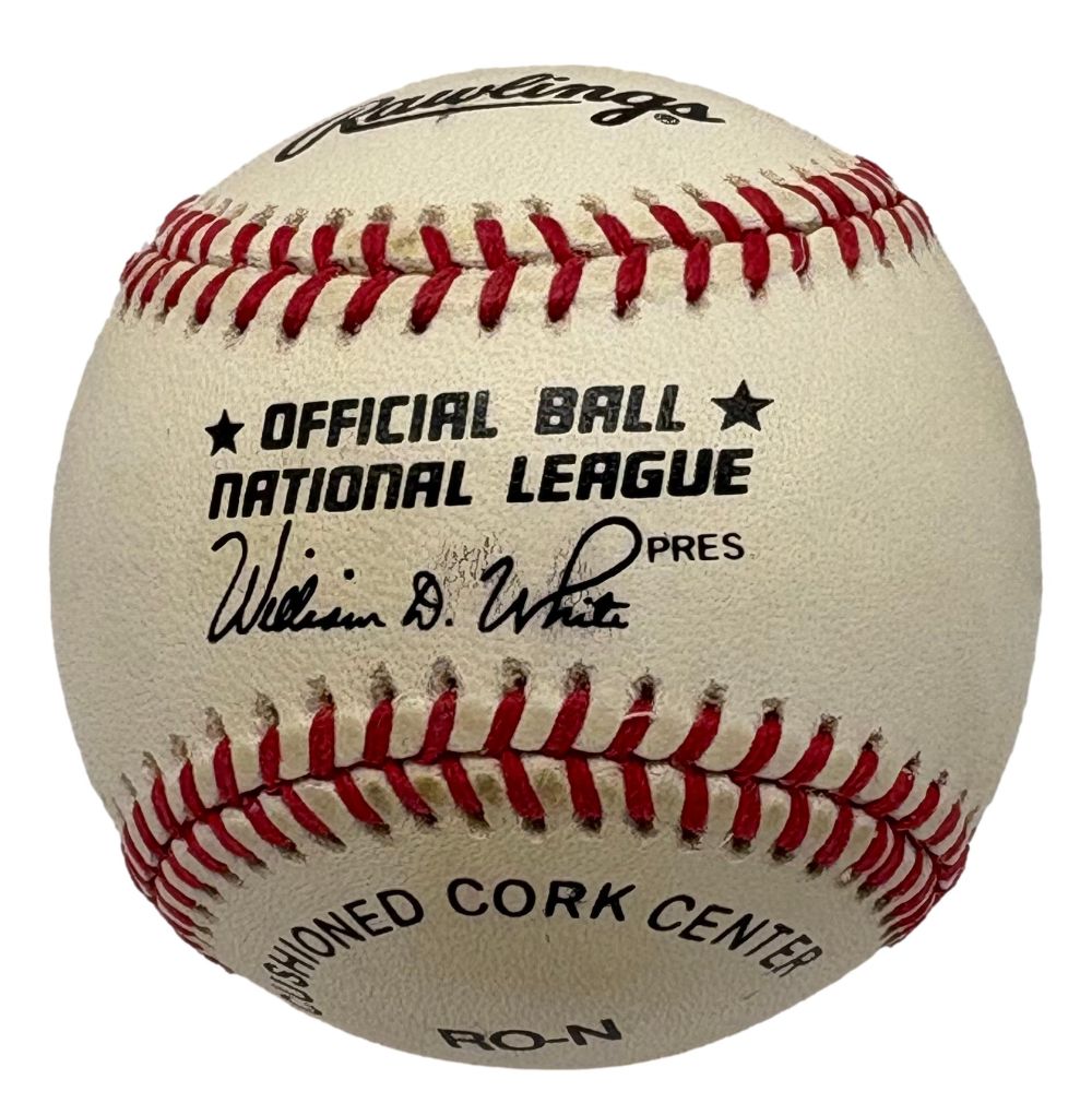 Willie Mays San Francisco Giants Signed Official NL Baseball BAS AE65411