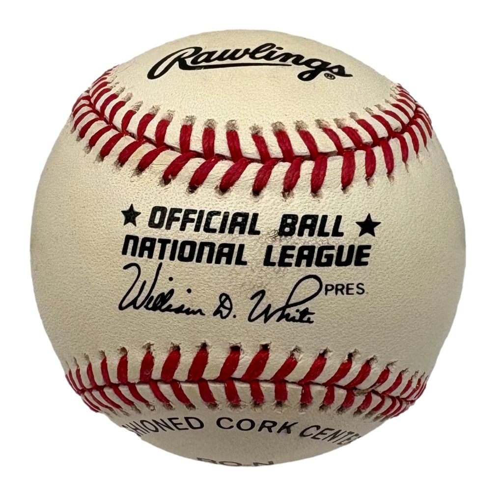 Willie Mays San Francisco Giants Signed Official NL Baseball BAS AE65416