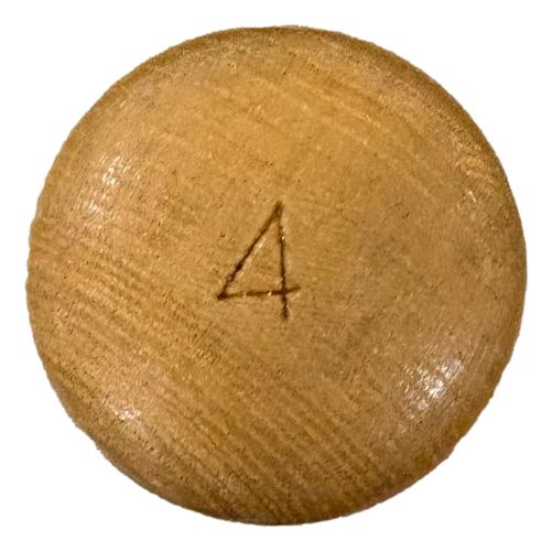 Willie Mays San Francisco Giants Signed Tan Louisville Slugger Bat JSA LOA