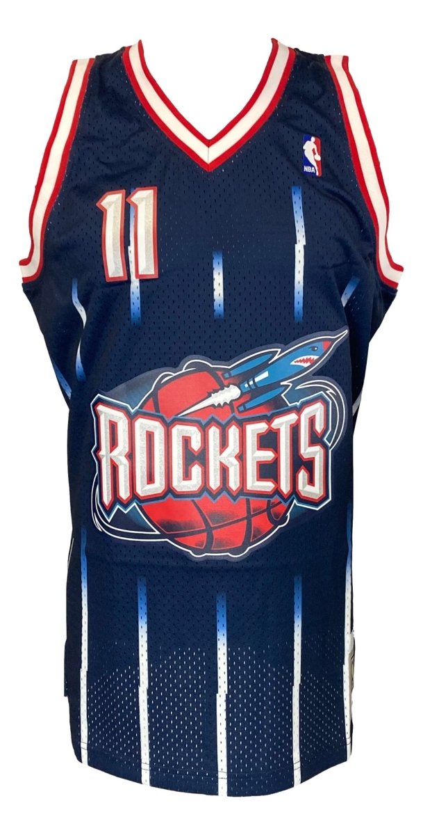 Yao Ming Signed Houston Rockets 2002 - 03 M&N Hardwood Classics Jersey BAS - Sports Integrity