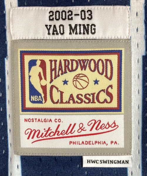 Yao Ming Signed Houston Rockets 2002 - 03 M&N Hardwood Classics Jersey BAS - Sports Integrity