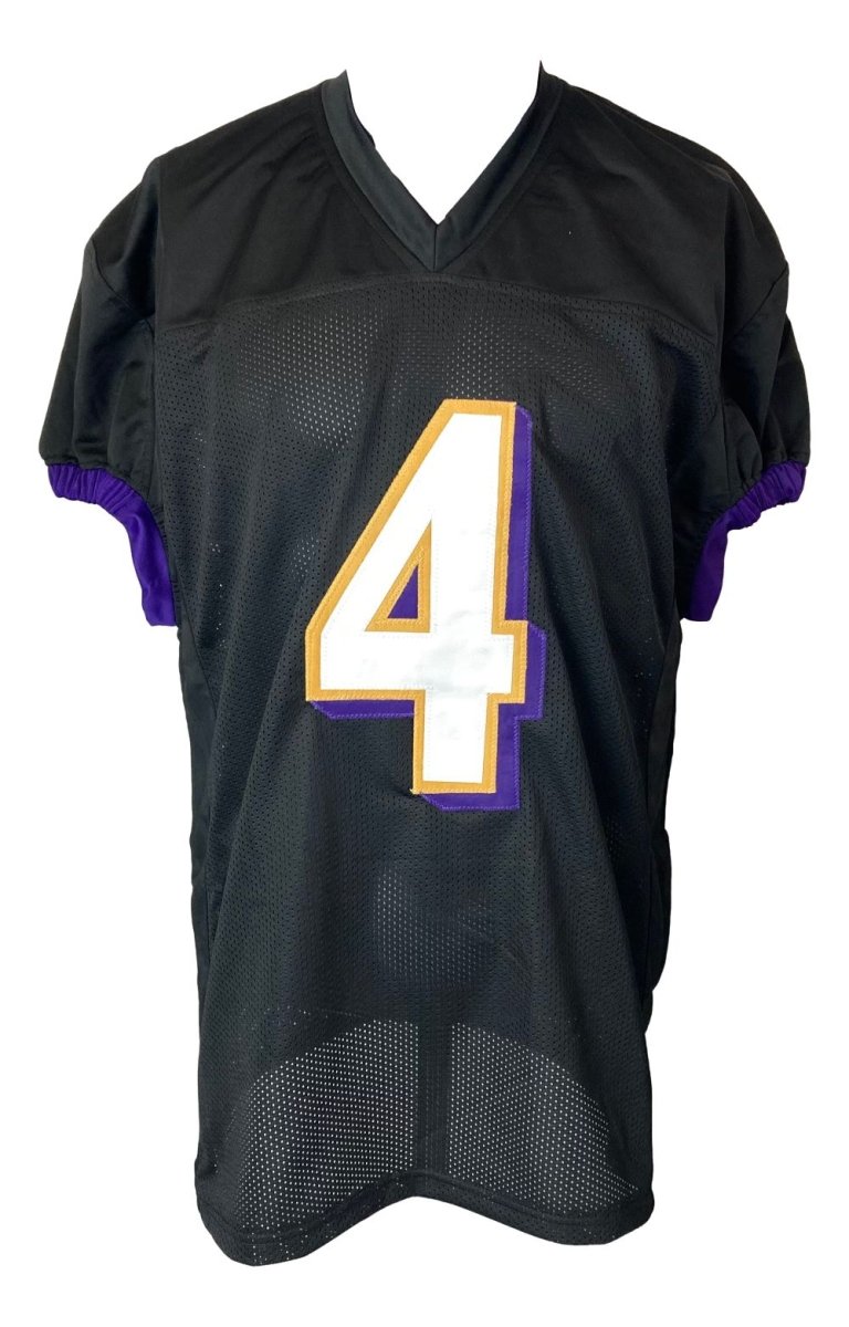 Zay Flowers Baltimore Signed Black Pro - Cut Football Jersey BAS - Sports Integrity