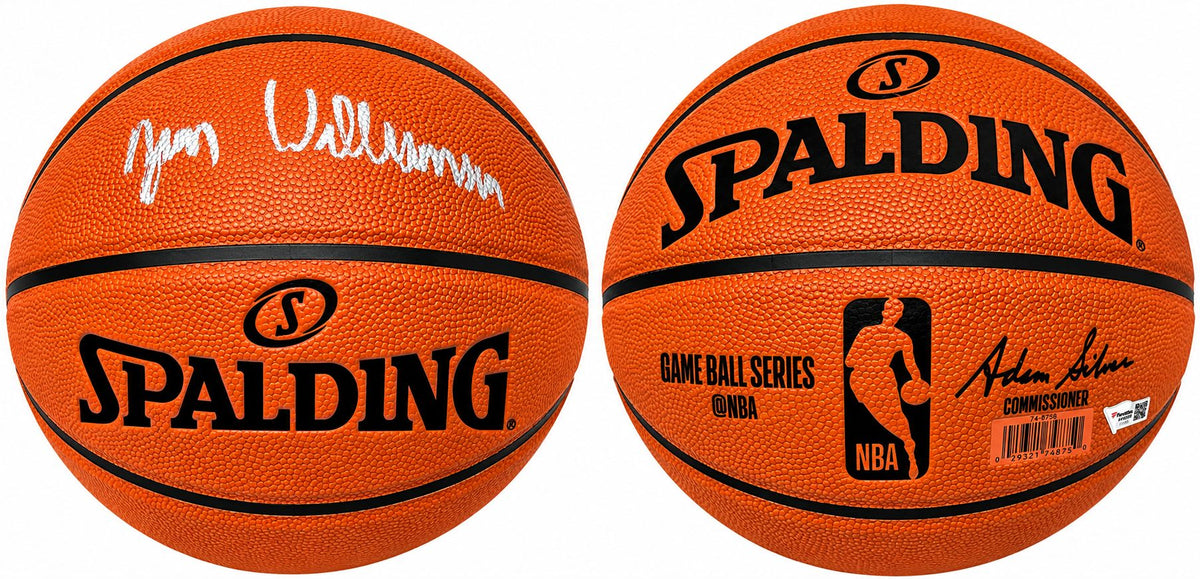 Zion Williamson New Orleans Pelicans Signed NBA Wilson I/O Basketball Fanatics