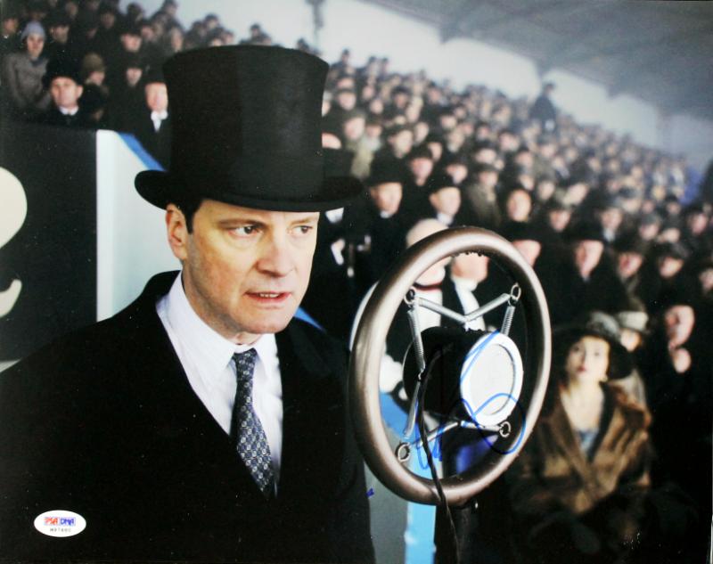Colin Firth The Kings Speech Signed Authentic 11X14 Photo PSA/DNA #M97460
