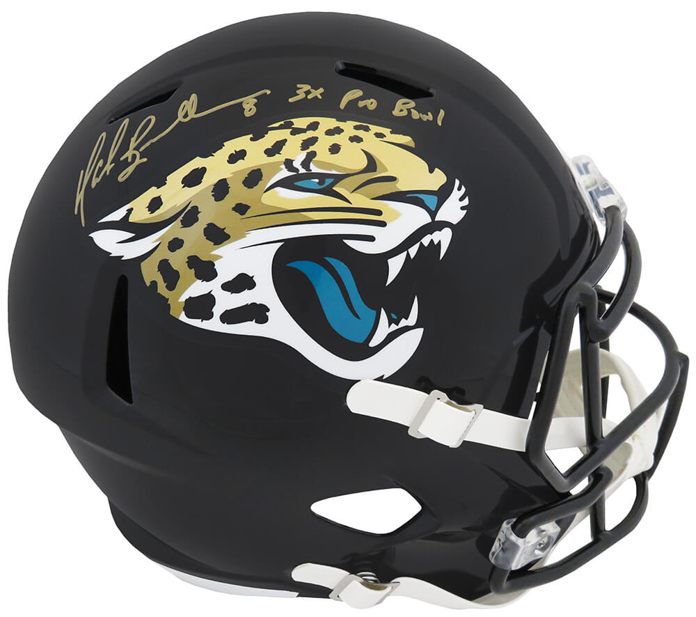 Mark Brunell Signed Jacksonville Jaguars Riddell Full Size Speed Replica Helmet w/3x Pro Bowl