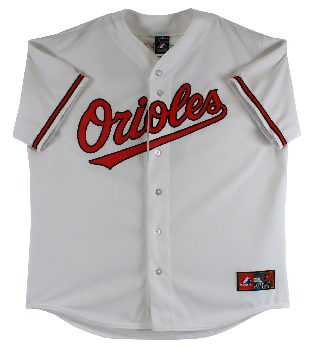 Orioles Cal Ripken Jr. Full Name W/ Stats Authentic Signed White Jersey PSA/DNA