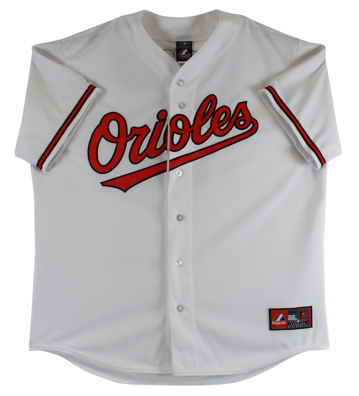 Orioles Cal Ripken Jr. Full Name W/ Stats Authentic Signed White Jersey PSA/DNA