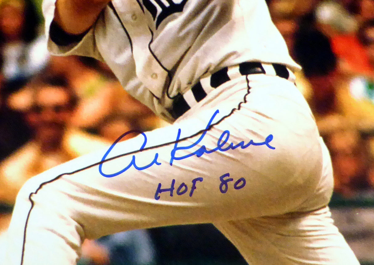 Al Kaline Autographed 16x20 Photo Detroit Tigers "HOF 80" PSA/DNA Stock #16447 - PristineMarketplace