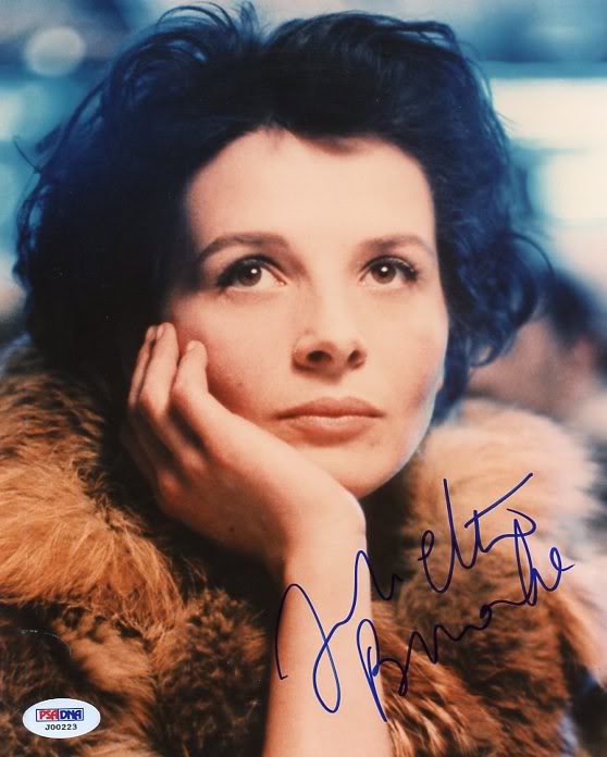 Juliette Binoche Signed Authentic 8X10 Photo Autograph PSA/DNA #J00223