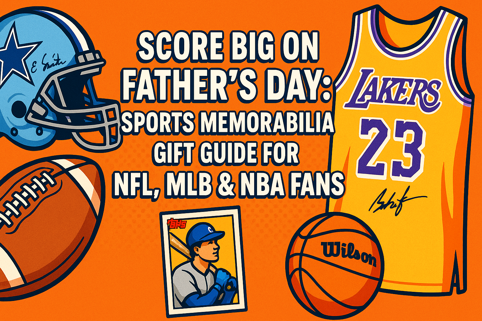 Score Big on Father’s Day: Sports Memorabilia Gift Guide for NFL, MLB & NBA Fans