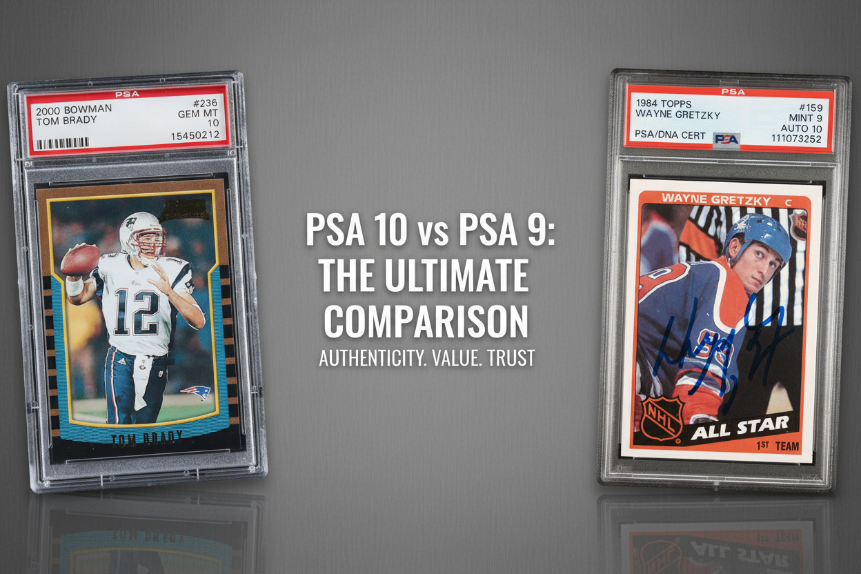The Ultimate Guide to Grading Sports Cards: PSA 10 vs PSA 9 - What Collectors Need to Know