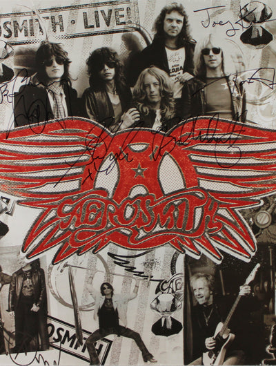 Aerosmith Signed Memorabilia
