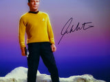 William Shatner Signed Star Trek 16x20 Standing on Rock *Blk/Right JSA W Auth