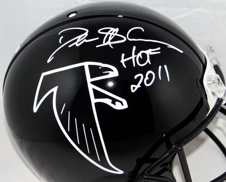 Deion Sanders Signed Falcons F/S ProLine 90-02 TB Helmet w/ HOF- JSA W Auth *Wh Image 2