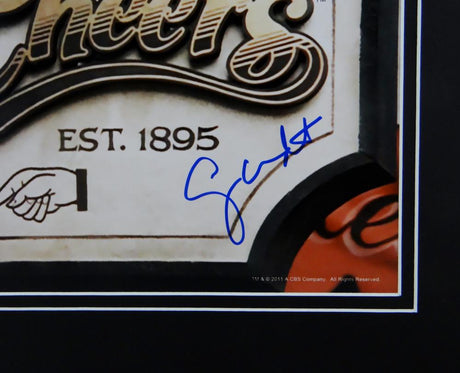 Wendt & Ratzenberger Autographed Matted 8x10 Cheers Sign - Beckett Auth *Black