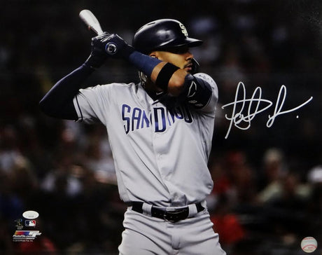 Fernando Tatis Jr Autographed San Diego Padres 16X20 PF Photo Batting- JSA Auth *Silver Image 1