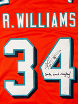 Ricky Williams Autographed Orange Pro Style Jersey w/ SWED - JSA W Auth *4