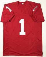 Kyler Murray Autographed Crimson College Style Jersey - Beckett W Auth *1