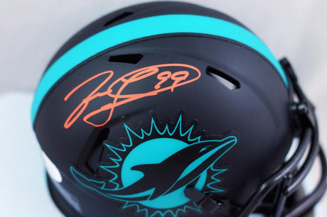 Jason Taylor Autographed Miami Dolphins Eclipse Speed Mini Helmet - JSA W Auth *Orange